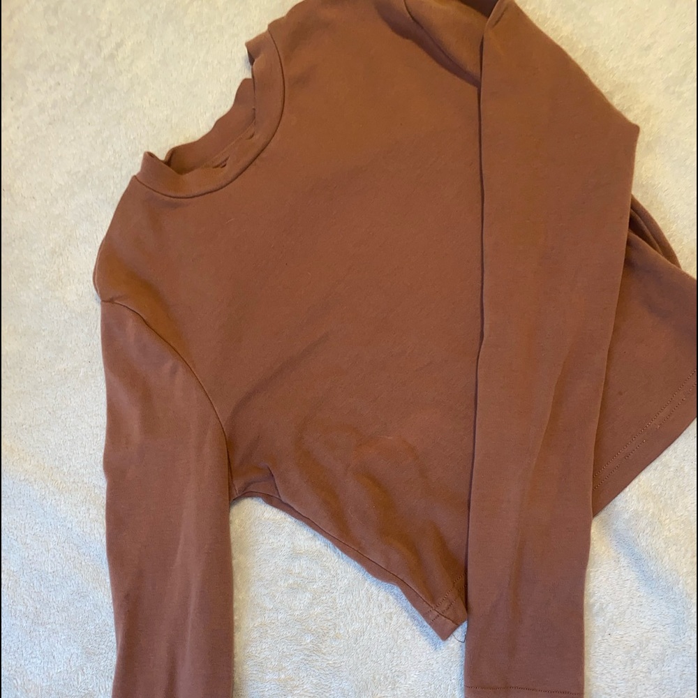 roast pink crop top size small